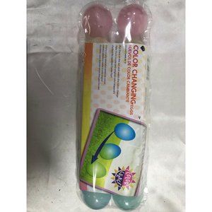 12 Color Change solar plastic fillable Easter eggs